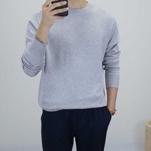 로코비전 부드러운 캐시미어 스판 니트 오버핏 비스코스 남자 스웨터