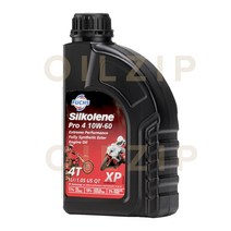 훅스 실콜린 프로4T XP 10W60 1리터 100%합성 오토바이엔진오일 fuchs silkolene 4스트로크, 1개
