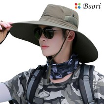 큰챙 (와이드) 벙거지모자 6종_등산모자 낚시모자, 카키