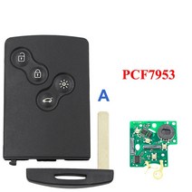 자동 차키 복사 스마트키 폴딩키 원격시동 디스플레이키 XNRKEY 4B 스마트 카드 자동차 키 PCF7953/4A 칩 4, 01 VA2 Blade_01 with Logo