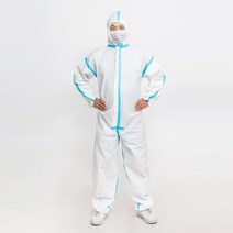 일화요 방진복 산업용일회용 점프 슈트 Hazmat Sui 내유성 작업 안전 의류 스프레이 페인팅 커버 모든 보, 01 SF-Sealed-No Feet_04 XXXL