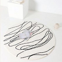 북유럽 풍 카페트 러그 아무모양 매트 핑크 방수 테이블 미니 매트 원형 발 먼지없는 방바닥 헤링본 카페트 거실 캠핑 거실 꽃무늬 대형