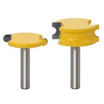 2pcs/set 8mm Shank 카누 플루트 및 비드 라우터 비트 세트 목공 텅스텐 코바, 한개옵션0