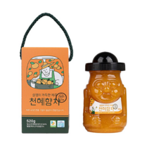 제주 차선물세트 설렘이가득한 한라봉 천혜향 레드향 황금향 풋귤 오미자 백년초 댕유자 하귤, 제주 액상차 520g, 천혜향차