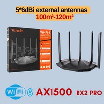 Tenda-AX3000 Wifi 6 메쉬 WIFI 기가비트 라우터 2.4G 5GHz 듀얼 밴드 RX12 PRO WIFI6 무선 신호 증폭기 WiFi 리피터 네트워크, [03] Add UK adapter, [01] EU 플매트 카펫 매트 카펫 매트 카펫 러그, [03] AX1500 5x6dBi