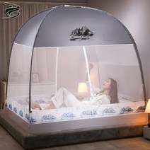 Boknight원터치 모기장 방충망 가정 학생 기숙사 두꺼운 암호화, 1.8m(2m*1.8m*1.55m), 미풍