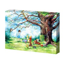 곰돌이 푸 숲속 친구들 캔버스 직소퍼즐 TG-PD366-2116, 혼합색상, 366피스