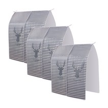 마켓감성 아일랜드 드레스룸 옷 덮개 타입4, 1개입, 3개