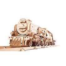 유기어스 3D 목재 퍼즐 우든시티, 3D목재퍼즐 고속증기기관차 (Express steam trian), 538p