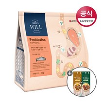LG생활건강 시리우스 프리바이오틱스 황금똥애견사료 연어 1kg+추가스틱6ea랜덤
