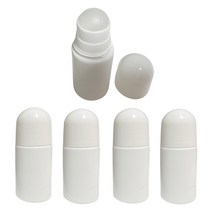 선진 롤온 공병 50ml 5개 탈모약 화장품 물파스 아로마 향수 바르기 볼타입 롤러 롤링 용기, 롤온공병 50ml 5개