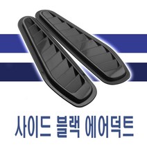 차량용 33cm 본넷 에어덕트 휀다 카나드윙 간편부착 후드 가나쉬 자동차 튜닝, 카본