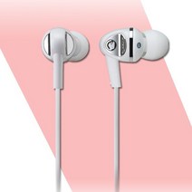 크레신 스마트폰 이어폰 C120S 화이트색상 통화기능 커널형이어폰, 크레신 이어폰 C120S 화이트