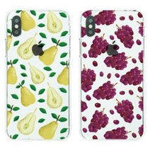 아이폰XS케이스 제철과일 소프트젤리케이스 갤럭시A8(2016):안성포도, 1개