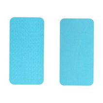 THE WAROOM SHOP 요가 운동 무릎 패드 팔꿈치 쿠션 운동 휘트니스 홈 체육관 지원 매트, TPE, 블루 2 Pcs