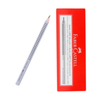 파버카스텔 연필 점보그립 B 111900, 실버, 12개