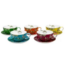 코스트코 반고흐 아몬드꽃 커피잔 5인조 10P VanGoghClassic Tea_Saucer Set 뮤지엄 명화시리즈 로열, 1팩, 세트 단일