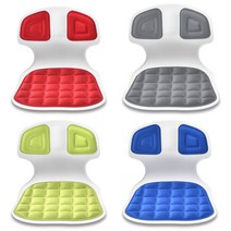 커브와이드 V30-WH-FA / 바른자세 앉은뱅이 편한 등받이좌식의자, 제품 명:커브와이드 V30-WH-FA|색상:레드