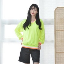 [마트999]형광 바람막이 브이넥 티셔츠 4color