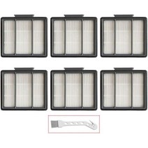 샤크 이온 로봇용 레미지 6팩 교체 필터 R85 RV850 RV850BRN RV850WV, 6 Pack HEPA