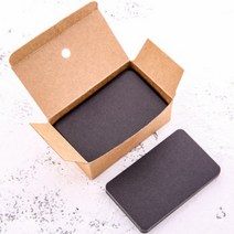 고급 예쁜 컬러 무지 단색 솔리드 크래프트 사각 종이 미니 메시지 메모 단어 카드 다이어리 꾸미기 명함지 검정색 블랙 100, 옐로우