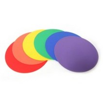 레인보우 원 마커 6종 세트, 레드, 오렌지, 옐로, 블루, 그린, 퍼플