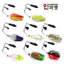 씨타임 스피너베이트 탠덤 더블윌로우 배스 루어 낚시, 씨타임 Sbait 탠덤 7g 1