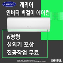 [서울 인천 경기만 배송 설치가능] 인버터 캐리어벽걸이에어컨 6평형 DRCD061FASSWD 가정용 원룸투룸 사무실 소형에어컨 실외기포함 설치비별도 오늘에어컨