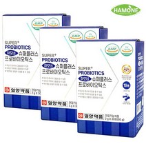 일양약품 하모네 SUPER+ 프로바이오틱스 생유산균 90포 3개월분, 상세설명 참조, 하모네_프로바이오틱스_90포(3box)