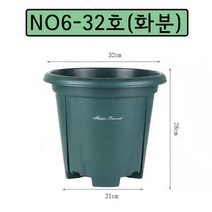 원형 슬릿 화분(받침포함)플라스틱화분 원형화분 중형화분 대형화분 모스그린 거실화분 인테리어화분, 3개(화분)