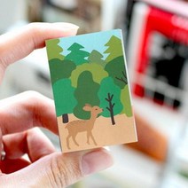 바보사랑 브리스크스타일 성냥(Little forest Deer) 3개입.브리스크스타일