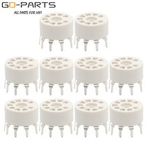 진공관앰프 블루투스앰프 미니 프리 파워 앰프 PCB 마운트 플라스틱 9pin 관 소켓 12AX7 EL84 6N1 ECC82, 02 TIN PLATED