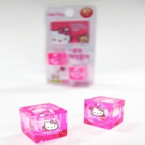 제이엠컴-헬로키티)자석홀더(큐브 KCMH2) 캐릭터메모홀더 데스크용품 메모지홀더 꽂이 메모-JS