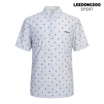 [이동수골프]@ 골프치기 좋은 날@~ 고급스럽고 시원한 잔잔한 프린트남성 반팔티H0BTS4040 E1
