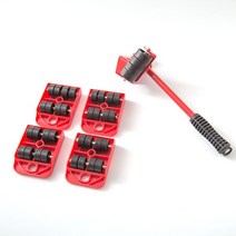 home trolley lift and move slides kit easy system for furniture 5 packs tool set furniture lifter tr, 없음