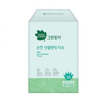 그린핑거 순한 선클렌징티슈 5매 X 10 EA