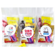 어린이집 생일 선물 답례품 [간식 5종세트] 학교간식 교회간식 모임간식 단체간식, 1세트, 키드오,하리보,투시팝,오트밀,멘토스
