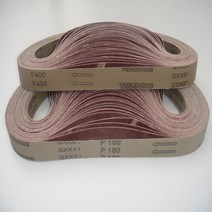 연삭기 교체 그라인더 쇼트기계 샌딩 미니 10 피스 762x25mm 브라운 커런덤 샌드 벨트 알루미나 연마 샌딩, 05 80