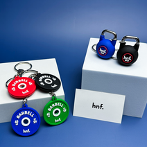 헬스앤프렌즈 헬스 열쇠고리 차키키링 원판 케틀벨 plate 플레이트 가방악세사리 헬창 키홀더, 원판 키링, 그린