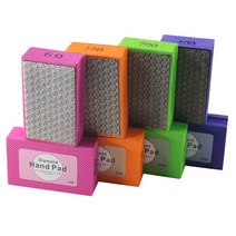 연마기 패드 90x55mm 폼 백업 유리 연마 스톤 세라믹 타일 다이아몬드 연마재, [04] 400, [01] 95MM, [01] 1 개