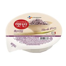 햇반 흑미밥 작은공기 130g 즉석밥, 3개