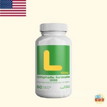 미분화 디오스민 고함량1000mg 셀레늄 비타민D 림프포뮬러 60캡슐, 1병
