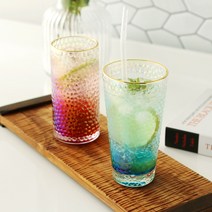 브릴란떼 골드링 유리컵 11종, GOLD 하이드로 하이볼