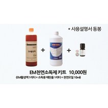 이엠그린 EM천연소독제 키트, 1세트, 2L