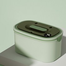 물티슈워머 보온 히터 온열장치 따뜻한 물티슈 가정용 물티슈 히터 8W 전기 아기 워머 휴대용 난방 상, 녹색으로 업그레이드