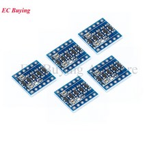 아두이노키트 프로그래밍 전자 아두이노 모듈 부품 10pc5pcs 4 채널 방식 iic i2c 로직 레벨 컨버터 arduino 용 5v 3.3v 양방향 변환 보드 모듈 uart, 10개