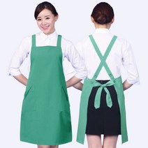 제과제빵 조리학원 족발 주방 카페 앞치마 AE137, FREE, AE137민트