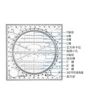 다기능 드로잉 템플릿 아트 디자인 건설 건축가 스테레오 기하학 타원 제도 눈금자 측정 1 개 333617, CHINA, 금