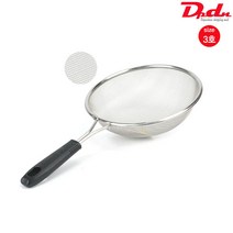 P핸들 만능조리건지기 뜰채 거름망 채망(망간격 1mm)-3호, 1개, 단일상품:19.0(R)x6.0(H)cm
