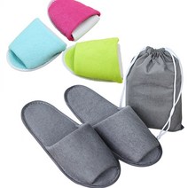 JKMTR 기내용 호텔 일회용 슬리퍼 거실실내화, 그레이(28cm)